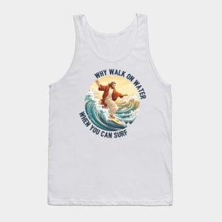 Surfing Jesus Tank Top